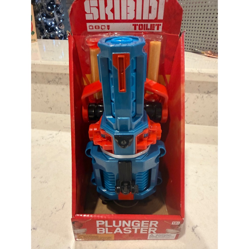 Skibidi Toilet Plungerโ Blaster Inspired by YouTube Series 4 Darts Ages 13